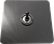 фото одноклавишный тумблерный выключатель проходной, цвет: черный никель, excellent