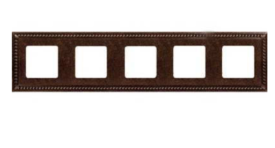 фото рамка 5-постов fede sevilla цвет:		состаренная медь