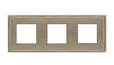 фото рамка 3-поста fede madrid цвет:	никель