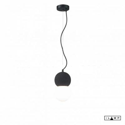 Подвесной светильник iLamp Foxtrot 10694P/1-D100 BK-WH фото