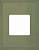 фото рамка одинарная fede marco цвет: 	оливковый