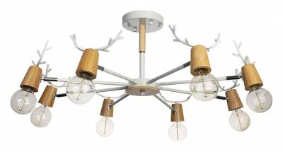 Люстра на штанге Loft it Sven 10024/8 White фото