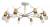 Люстра на штанге Loft it Sven 10024/8 White фото